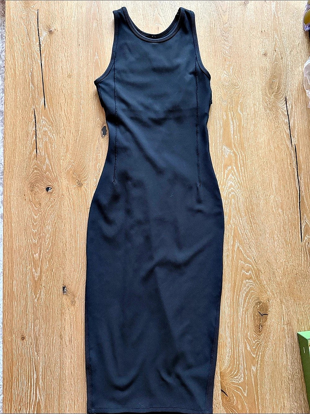 Lululemon Brunch & Back Dress Black Maxi Dress